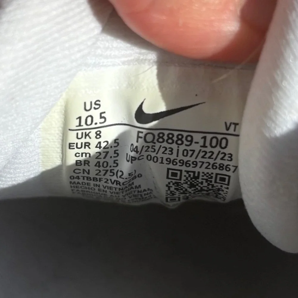 Nike‎ Air Max 97 Sneakers White Silver Athletic Running Shoes Women's